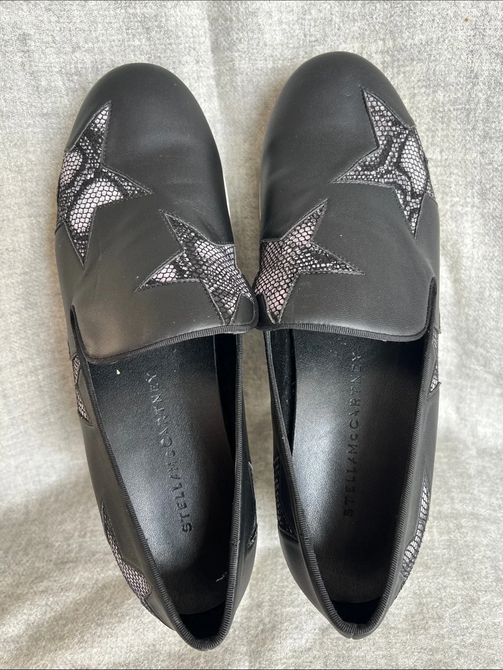 Stella McCartney Binx Star Platform Slip-On Sneaker Size 41